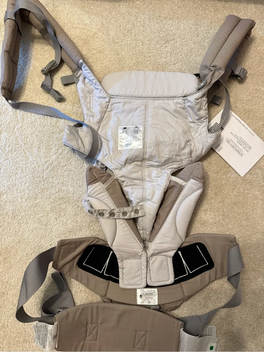 Ergobaby Omni 360 Carrier- linen pearl grey - NWT